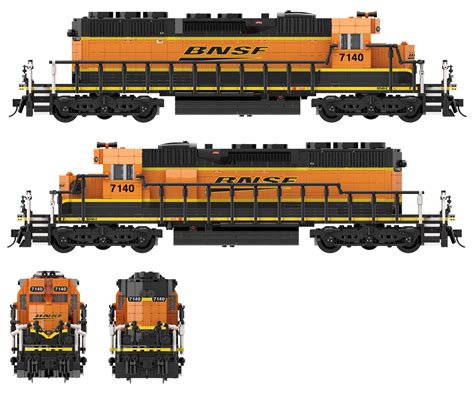 BNSF Heritage 3 Paint Scheme Decals for the SD40-2 – Brick Model Railroader