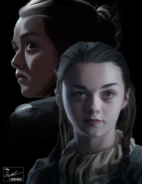 Arya Stark Digital Painting By Frostdusk On Deviantart Arya Stark