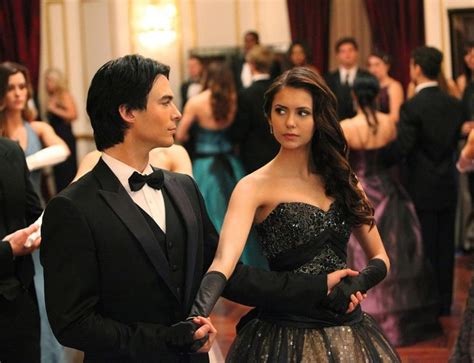 Damon And Elena Dancing At The Mikaelson Party Vampire Diaries Seasons Vampire Diaries Damon