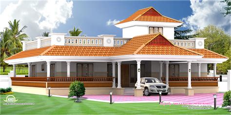 Kerala Style Vastu Oriented 2 Bedroom Single Storied Residence Kerala