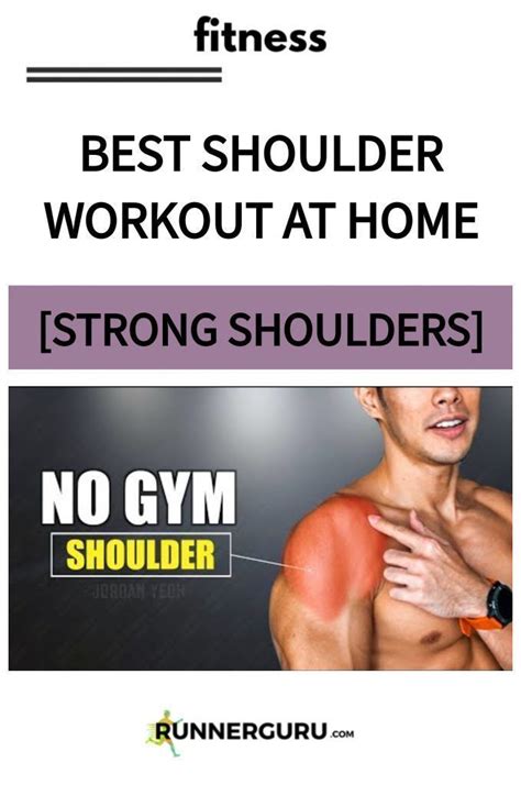 Best Shoulder Workout At Home Strong Shoulders Runnerguru