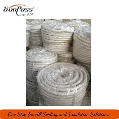 Ceramic Fiber Round Rope Stainless Steel Wire Reinforcement China