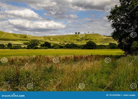 Countryside Landscape View In Wiltshire Uk Stock Photo Image Of