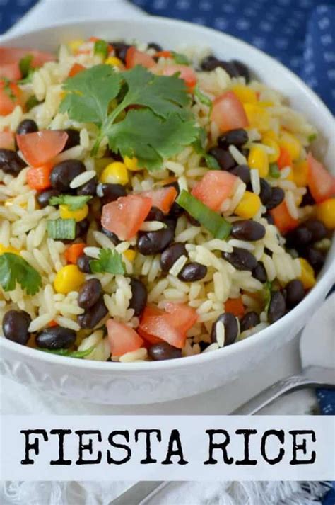 This Fiesta Rice Recipe Is A Mexican Rice Side Dish With Jasmine