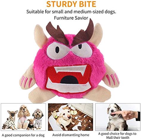 Neilden Upgrade Interactive Squeaky Dog Toys Plush Puppy Chew Toys