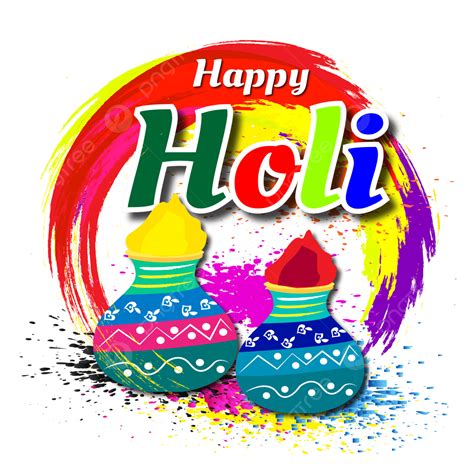 Holi Color Festival Vector Hd Png Images Cute Water Color Holi