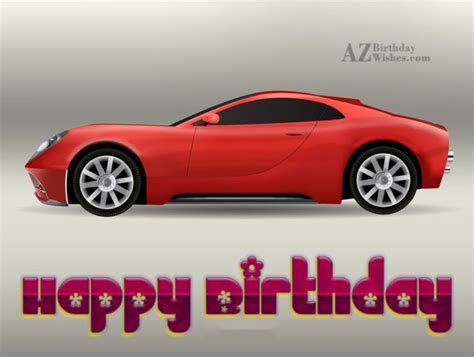 Birthday Wishes With Car Birthday Images Pictures