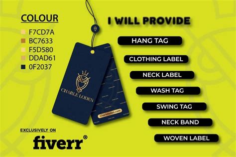 Design Clothing Hang Tag And Label Within 6 Hours By Mujahidmiraz Fiverr