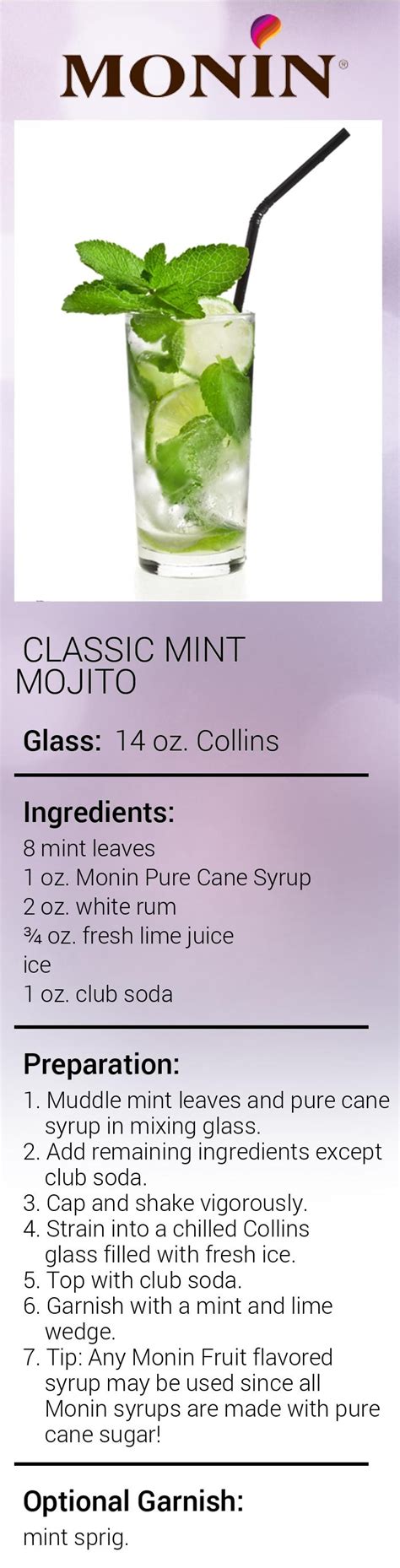 Classic Mint Mojito Mint Mojito Mojito Fresh Lime Juice