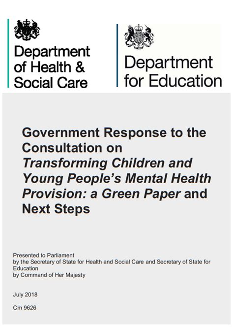 Transforming Children And Young Peoples Mental Health Provision A