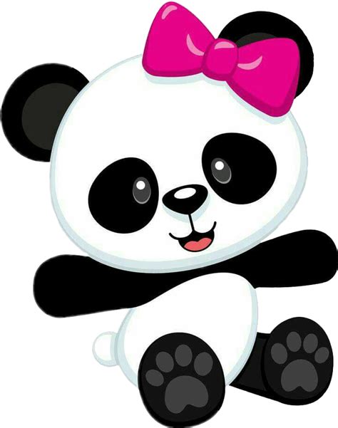 Cute Black And White Panda Panda Clipart Clipart Panda Animal Png