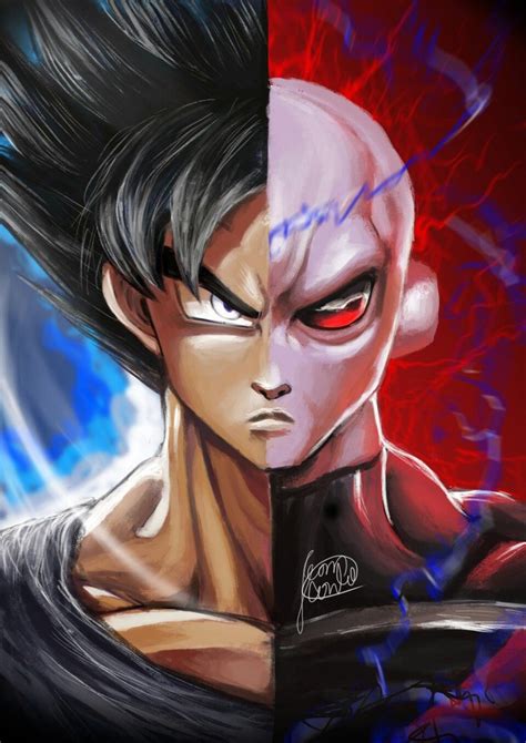 Goku's first appearance was on the last page of grand finale, the last chapter of the dr. Goku x Jiren | Goku vs jiren, Goku, Dragon ball super