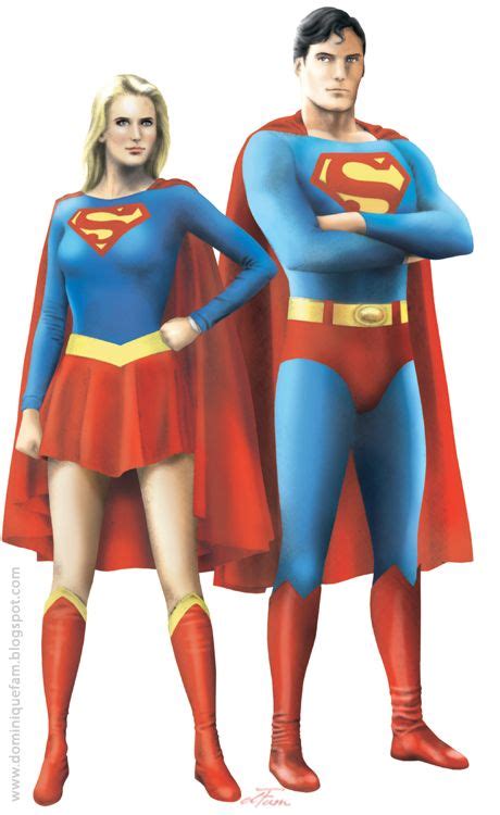 Superman And Supergirl By Dominiquefam On Deviantart Supergirl