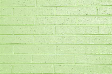 Lime Green Painted Brick Wall Texture Picture Free Photograph