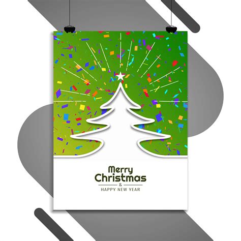 Abstract Merry Christmas Brochure Template 271707 Vector Art At Vecteezy