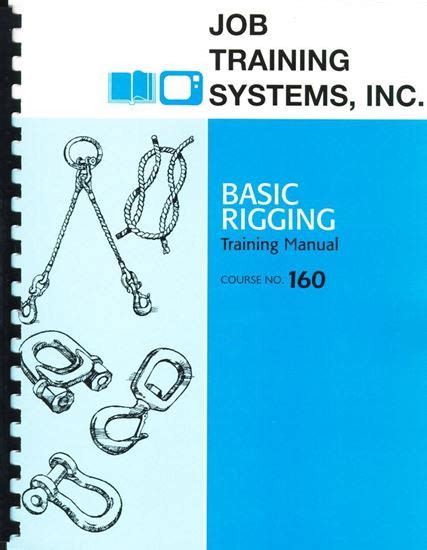 Basic Rigging Training Manual Course No 160 Job Training Systems