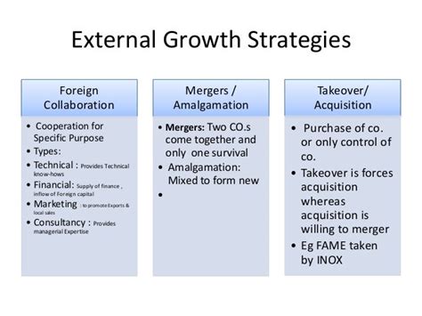 Growth Strategies