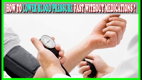 How To Lower Blood Pressure Fast And Naturally Without Medications And