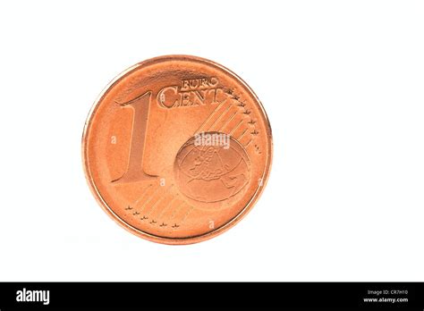 1 Euro Cent Coin Stock Photo Alamy