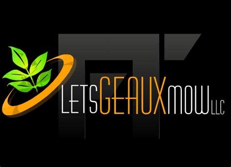 Lets Geaux Mow Llc Logo Design Project 24 Logo Designs For Lets