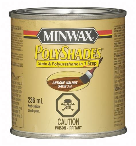 Dark walnut is a really rich color that completely changes the look of pine. Minwax Polyshades - Antique Walnut - Satin | The Home ...