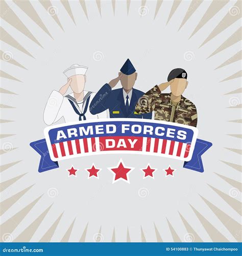 Armed Forces Day Stock Vector Illustration Of Flag Airforce 54100883