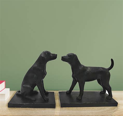Labrador Dogs Decorative Bookend Pair Art Bookends 1 Pair Set Of 2