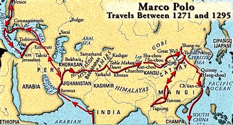 Marco Polos Travels Diagram Quizlet