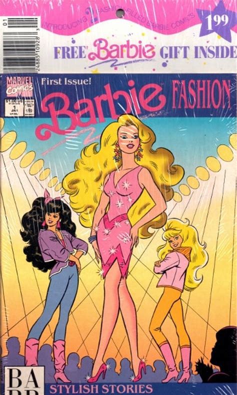 Vintage Comic Booksbarbie Comic Booksvintage Barbie Comic Book 1st Issue Fashion 2 Pack Comic