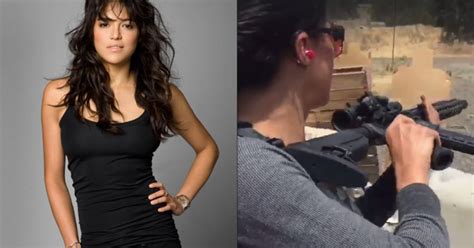 We Cant Stop Watching Badass Babe Michelle Rodriguez Go Absolutely Ham
