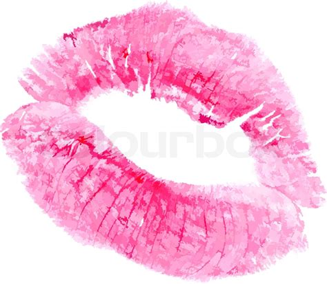 Kiss Lips Stock Vector Colourbox