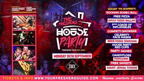 the freshers house party £1 entry tickets bristol freshers 2022 your freshers guide