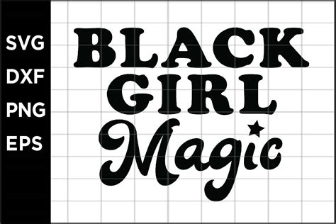 Black Girl Magic Graphic By Spoonyprint · Creative Fabrica