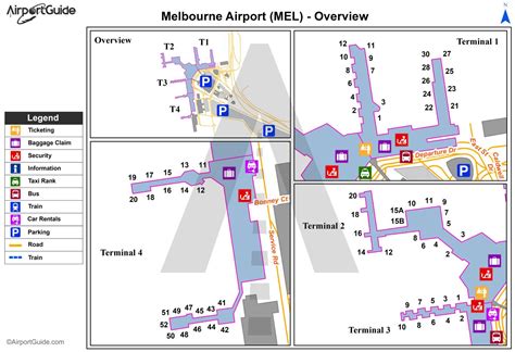 Melbourne International Airport Map