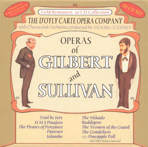 Best Buy Operas Of Gilbert And Sullivan Cd