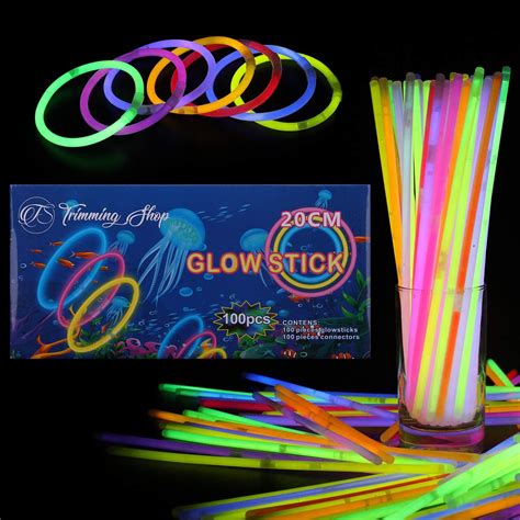 Trimming Shop Glow Sticks Party Packs With Connectors For Neon Necklace