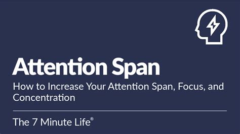 Live Webinar How To Increase Your Attention Span Focus And