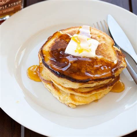 Orange Ricotta Pancakes With Ginger Maple Syrup Recipe For Your Next