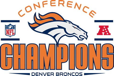 All of these elements are inside a thick circle with a darker outer border. Download 3000px Denver Broncos Afc Champions Logo - Denver Broncos Colors Clipart Png Download ...