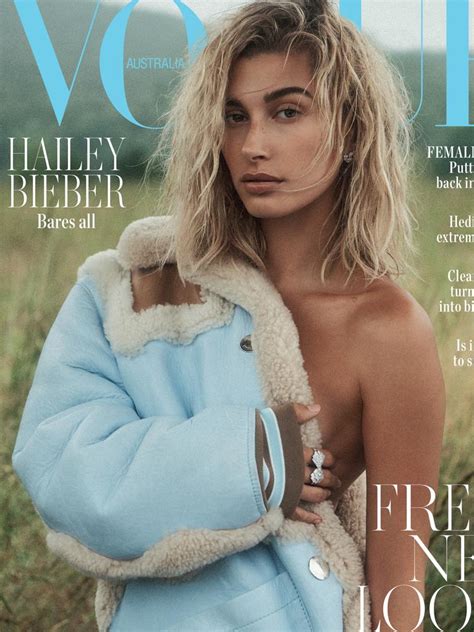 Hailey Bieber Speaks Candidly About Her Modelling Career To Vogue