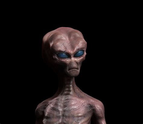 Alien 3d Character Hi Poli Cgtrader