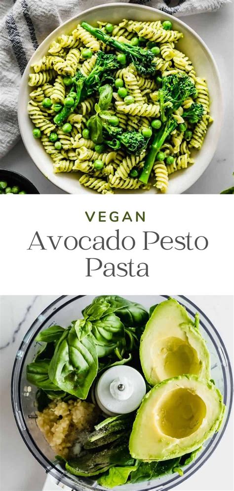This Vegan Avocado Pesto Pasta Is Easy To Make And Its Creamy Sauce Is