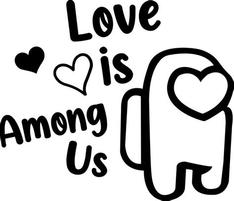 Among Us Valentine Svg