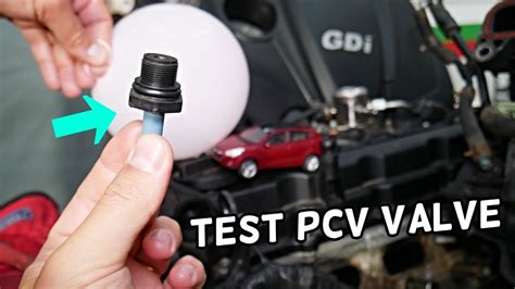 How To Test Pcv Valve Demonstrated On Hyundai Tucson Youtube