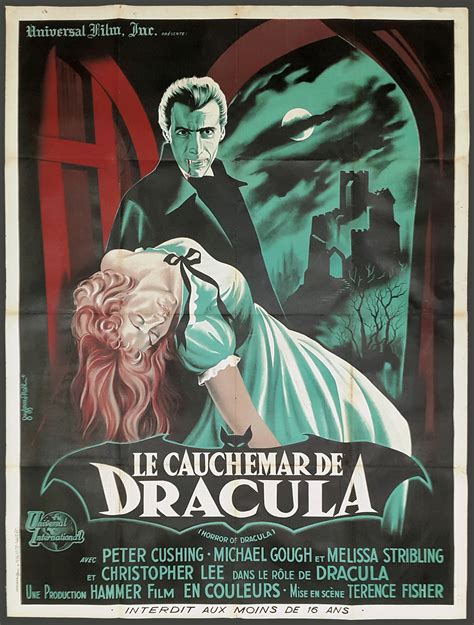 24x36 Le Cauchemar De Dracula Vintage Movie Poster Art Posters Art