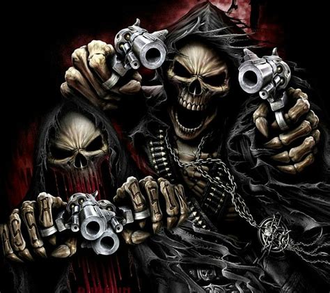 The grim reaper is an emblem heartless that is found in kingdom hearts ii. Skull artwork by Kingchavo on Reaper | Skull art, Grim reaper