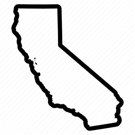 California Map States Usa Icon Download On Iconfinder