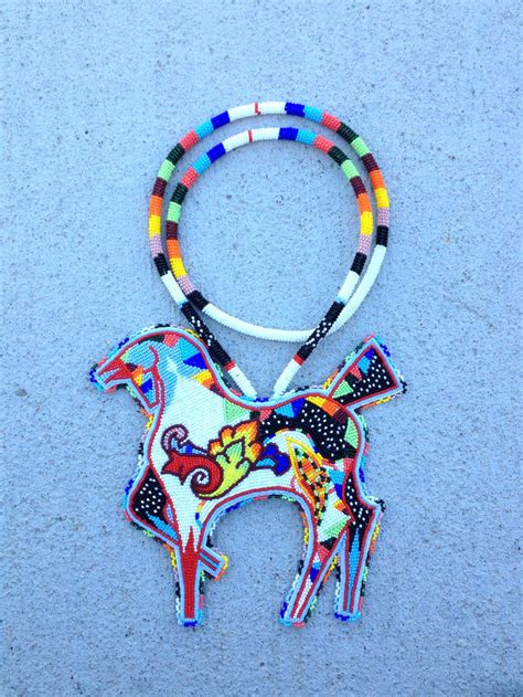 Another Fine Bead Embroidered Horse By Jojo Native American Beadwork