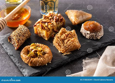 Assortment Of Ramadan Dessert Baklava Stock Image Image Of Food