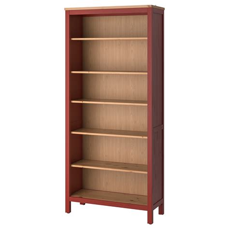 Hemnes Bookcase Red Stainedlight Brown Stained 90x197 Cm Ikea Eesti